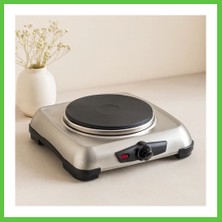 Bezos Mini Elektrikli Ocak 1500W Tek Gözlü 18 cm Ayarlı Termostat Vengners