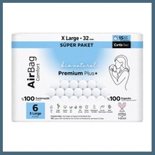 Agc Uygun Sepet Premium Plus Airbag Comfort Bebek Bezi 6 Beden 32 Adet Agc