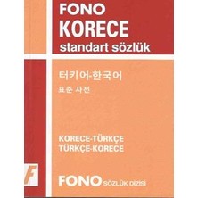 Fono Yayınları Fono Korece Standart Sözlük