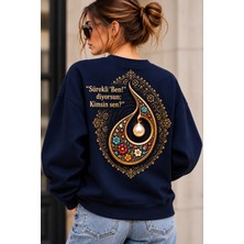 Giovera Gıovera Kimsin Sen Kadın Premium Oversize Sweatshirt