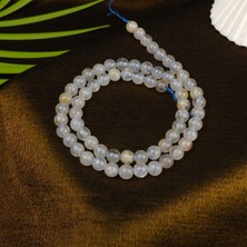 Moony Stone Mavi Topaz Doğal Taş Dizi (6mm)