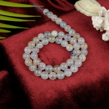 Moony Stone Mavi Topaz Doğal Taş Dizi (8mm)