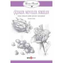 Beta Kitap Çiçekler Meyveler Sebzeler - Çizim Sanatı 10