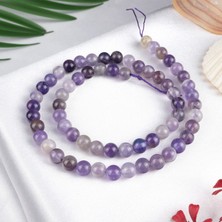 Moony Stone Ametist Doğal Taş Dizi (6mm)