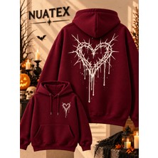 Nuatex Cadılar Bayramı Halloween 3 Iplik Şardonlu Regular Kalıp Sweatshirt Kanguru Cepli Hoodie Serisi
