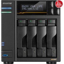 Asustor AS6804T 4 Disk Yuvalı (4X24TB) Nas Cihazı