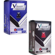 Vissertoz Kumaş Boyası Lacivert- Siyah 12'li Paket