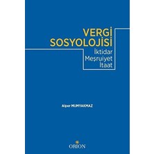 Orion Kitabevi Vergi Sosyolojisi