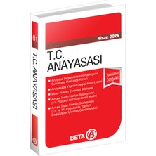 Beta Yayınevi T.c. Anayasası