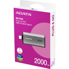 Adata 1tb SC750 Taşınabilir SSD SC750-1000G-CCBK