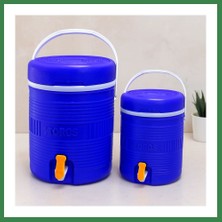 Bezos Yuvarlak Plastik Termos Seti 14L+6L Musluklu BEZOS16