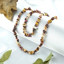 Moony Stone Kırıktaş Mokait Jasper Doğal Taş Dizi