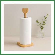 Bezos Bambu Kağıt Havluluk 12X12 cm Kalp Başlı Sap 28.5 cm BEZOS16