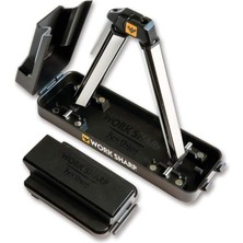 Work Sharp Angle Set Bıçak Bileyici, Kaba Elmas Bileme Yüzeyi ve Seramik Zımpara Yüzeyi, Siyah Renkte, 24,80 cm
