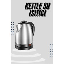 TCX Zarif Paslanmaz Çelik Elektrikli Kettle 1.8 Litre C F Tipi