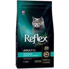 Reflex Plus Sterilised Tavuklu Kısırlaştırılmış Yetişkin Kedi Maması 1,5 kg (Açık)