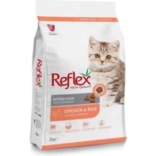 Reflex Tavuklu ve Pirinçli Yavru Kedi Maması 2 kg (Açık)
