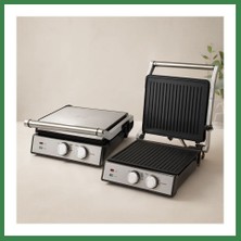 Bezos 4 Dilim Tost ve Izgara Makinesi 2000W - Yapışmaz Kaplama BEZOS16