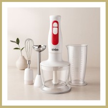 Bezos El Blender Seti (Doğrayıcı, Mixer, Blender) - 2 Kademe, 600ML Hazne, 700ML Ölçü Kabı Za