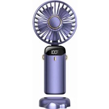 TCX Turbo Motorlu Şarjlı Fan 5 Kademeli Hız ve LED Göstergeli