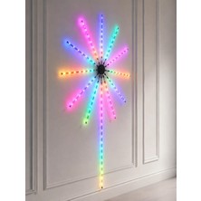 TCX Dekoratif Rgb LED Duvar Lambası Telefon Kontrollü Ortam