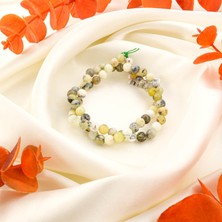 Moony Stone Yeşil Opal Doğal Taş Dizi (6mm)