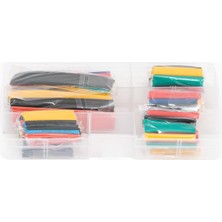 Zauss 164-530 - 750 Parça Kutulu Makaron Isıyla Daralan Kablo Koruma Kablo Tamir Seti Heat Shrink (164)