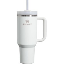 Stanley Quencher H2.0 Flowstate Pipetli Termos Bardak 1.18 Litre - Beyaz (Frost) | Paslanmaz Çelik