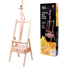 Mont Marte Signature Eğimli Kutu, Zemin Ressam Sehpası, Kayın Ağacı, Tuvalleri 92 cm Yüksekliğe Kadar Tutar, Açı Ayarı, Sağlam Taban, Sanat Malzemeleri Için Entegre Çekmeceler, Sanatçı Resim Şövalesi.