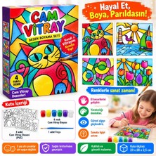 TCX Eğlenceli Cam Boyama Seti +6 Yaş Için