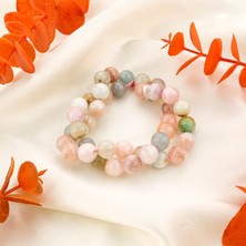 Moony Stone Morganit Doğal Taş Dizi (10MM)