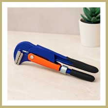 Bezos 1 Inç Çelik Boru Anahtarı (Silikon Saplı, 90° Maşalı) Za