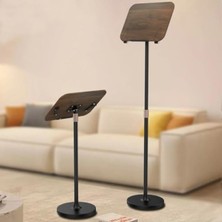 Mythriva Katlanabilir 55 cm Yükseklikte Metal ve Ahşap Kitap Okuma Standı