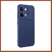 Bezos Vivo Y31D Auto Focus Karbon Kapak - Lacivert Pro