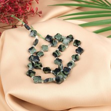 Moony Stone 10MM Yonca Kesimli Kanbaba Jasper Doğal Taş Dizi