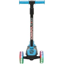 Myg Plus Mavi 3 Tekerlekli Işıklı Scooter, Eğlenceli ve Güvenli Sürüş Için