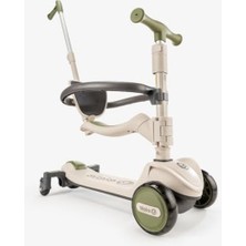 Myg Plus Işıklı Ebeveyn Kontrollü Çocuk Scooter, Yeşil Renk Seçeneği