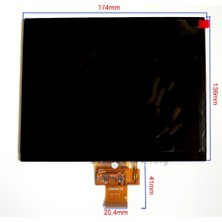 Retro Artes Q815 Tablet Pc Uyumlu 8''inç 40 Uyumlu LCD Ekran, Panel