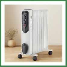 Bezos 11 Dilimli Yağlı Radyatör Isıtıcı 2500W Ayarlı Termostat BEZOS16