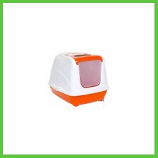 Moderna Flip Cat Kapalı Kedi Tuvaleti 50 cm Turuncu Vengners