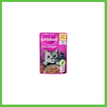 Whiskas Pouch Pure Delight Jöle Içinde Tavuklu Yetişkin Kedi Konservesi 85 gr Vengners