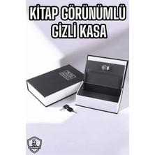 TCX Gizli Kitap Kasa Büyük Boy Altın Kasa 18,5X11,5 cm