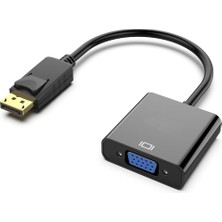 Lexroo ZR140 Displayport To VGA Çevirici Monitör-Pc Dönüştürücü Görüntü Kablosu