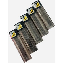 Lexroo Kalem Ucu 0.5mm 2b, 5 Tüplük Set, 60MM Uzunluk