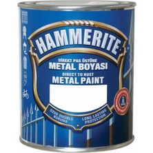 Happy Trend Direk Pas Üstüne Metal Boyası 750ML=1KG Pürüzsüz Beyaz-Astara Antipasa Gerek Kalmaz