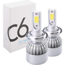 Happy Trend C6 H3 LED Xenon Ampul 6000K Beyaz /12V/36W/3800 Lümen