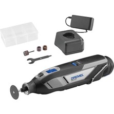 Happy Trend 8240 Akülü Çok Amaçlı El Motoru, 12V 2AH Lithium-Ion Akü, 5.000 35.000 Dev/dak, 5 Aksesuarlı