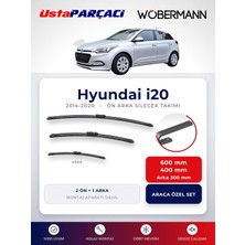 Happy Trend Silecek Takımı Hyundai ile Uyumlu I20 Ön Arka Muz 2015-2020