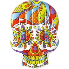 Happy Trend Inflatable Island Mexican Skull Fiesta Skull 193 x 141 cm
