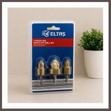 Ecotrend Plastik Boru ve Sac Metal Delme Bits Uç Seti 3'lü (15-19-24 Mm) ECO123